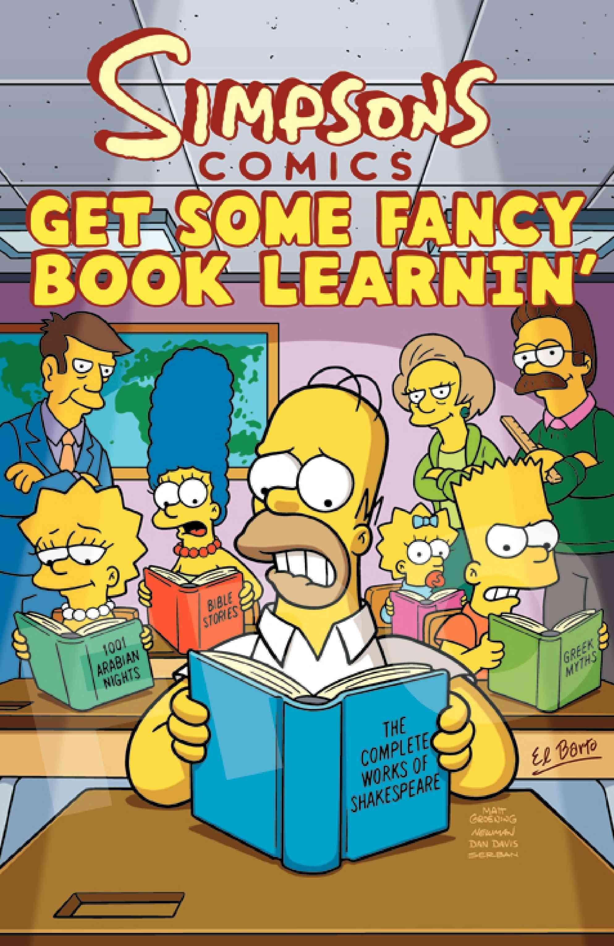 Buy Simpsons Comics Get Some Fancy Book Learnin by Matt Groening With Free Delivery wordery