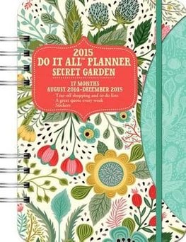 secret garden do it all 17 month 2018 planner