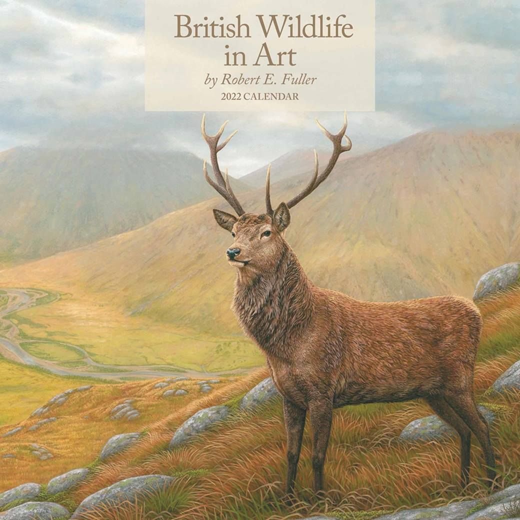 British Wildlife in Art by Robert Fuller Square Wall Calendar 2022