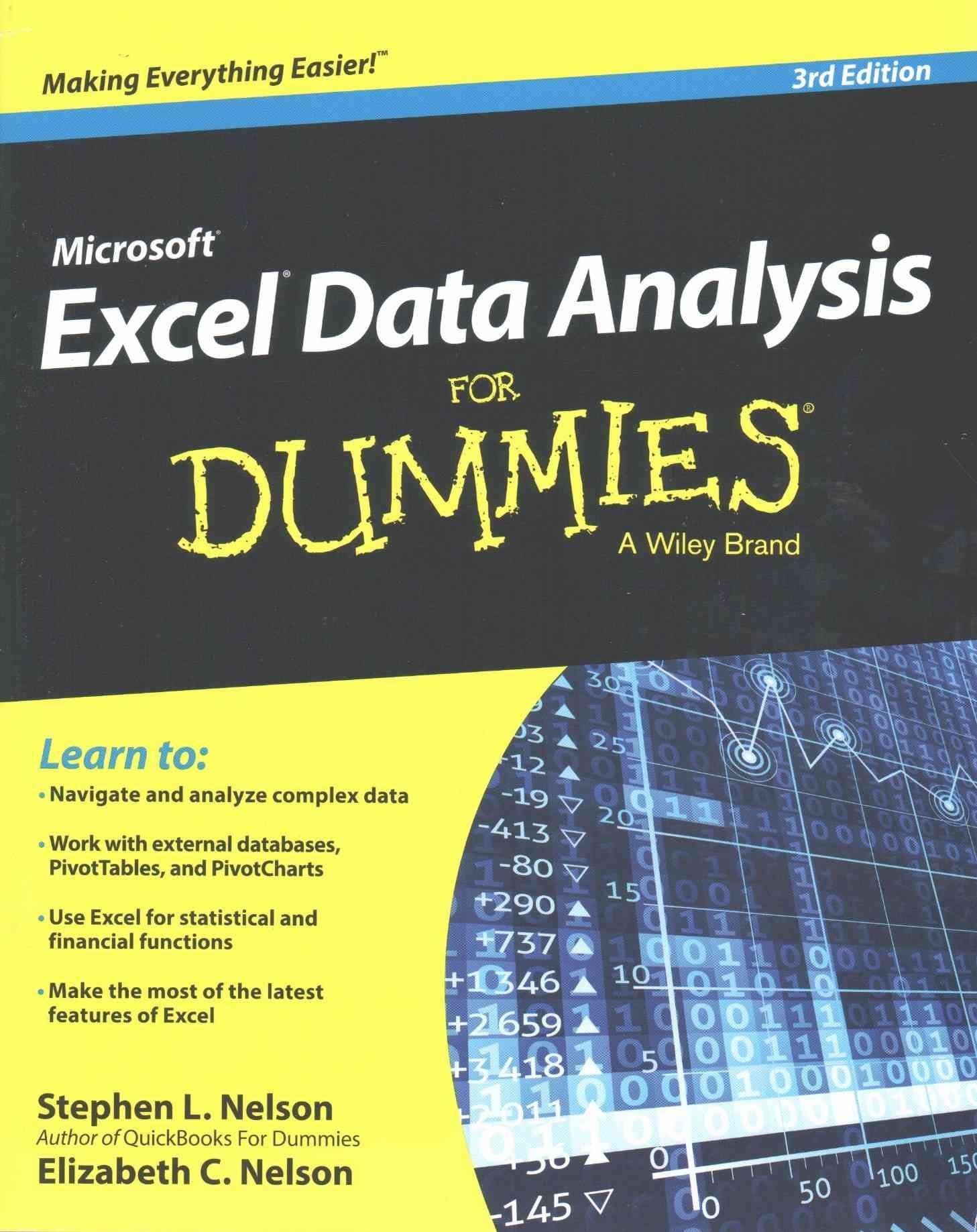 statistical analysis in excel for dummies 3rd edition