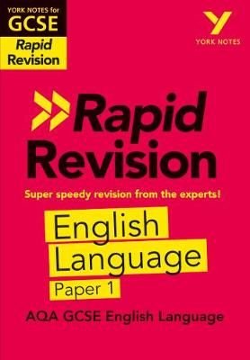 Buy York Notes For Aqa Gcse 9 1 Rapid Revision English Language Paper 1 Catch Up Revise And Be Ready For 21 Assessments And 22 Exams By Steve Eddy With Free Delivery Wordery Com
