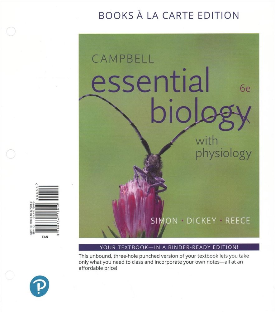 Buy Campbell Essential Biology With Physiology By Simon With Free ...