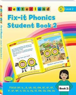 Fix It Phonics Level 2 Student Book 2 2nd Edition By Lisa Holt Paperback - 