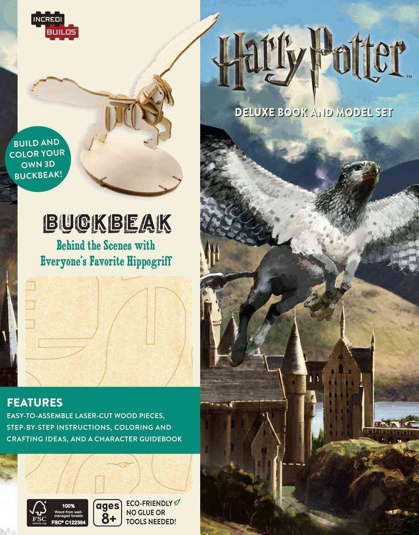 Buy Incredibuilds Harry Potter Buckbeak Deluxe Book And - 