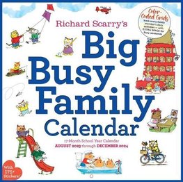 Buy Richard Scarry Big Busy Family 2024 Wall Calendar by Richard Scarry  With Free Delivery