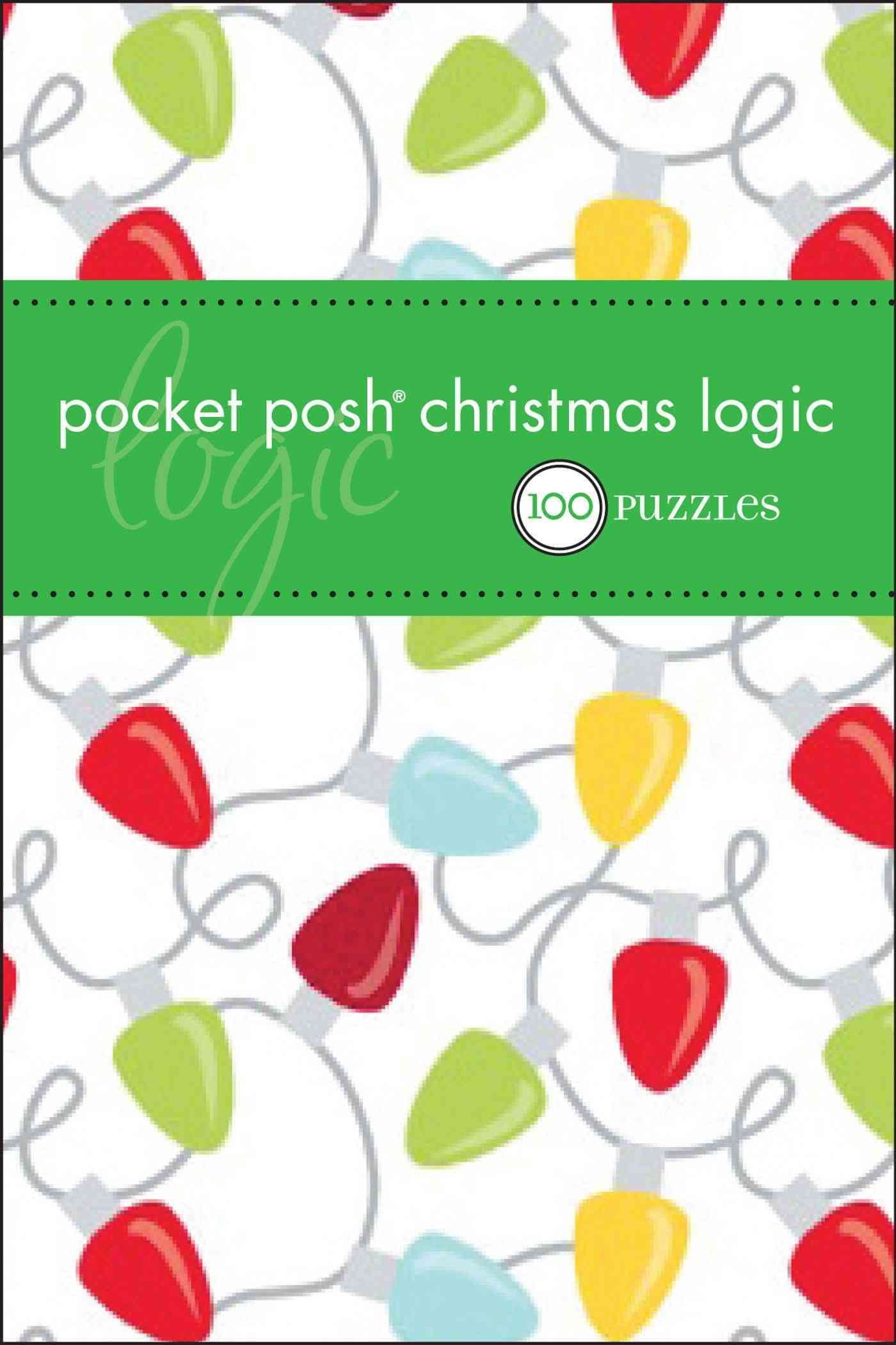 Buy Pocket Posh Christmas Logic By Puzzle Society With Free - 