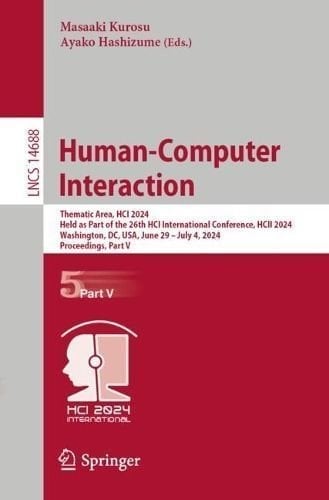 Buy Human-computer Interaction Part V By Vamr (conference) (creator 