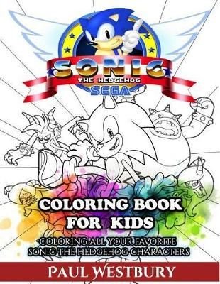 Buy Sonic The Hedgehog Coloring Book For Kids By Paul Westbury With Free Delivery Wordery Com