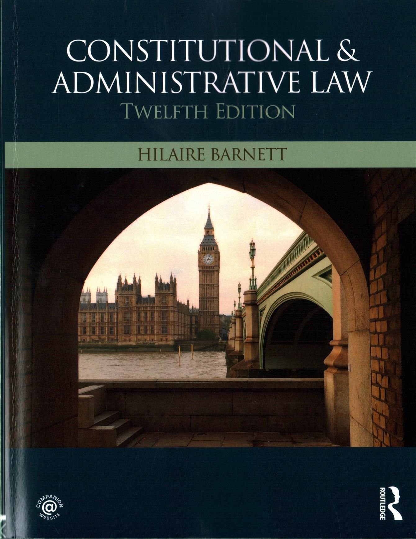 Buy Constitutional & Administrative Law By Hilaire Barnett With Free ...