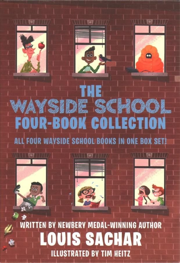 Buy Wayside School 4-Book Box Set by Louis Sachar With Free