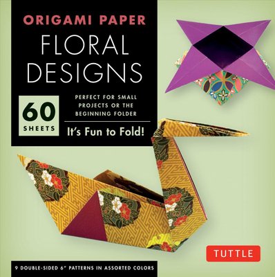 origami tuttle sheets paper floral designs editors wordery