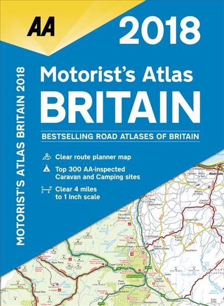 AA Motorist's Atlas Britain 2018