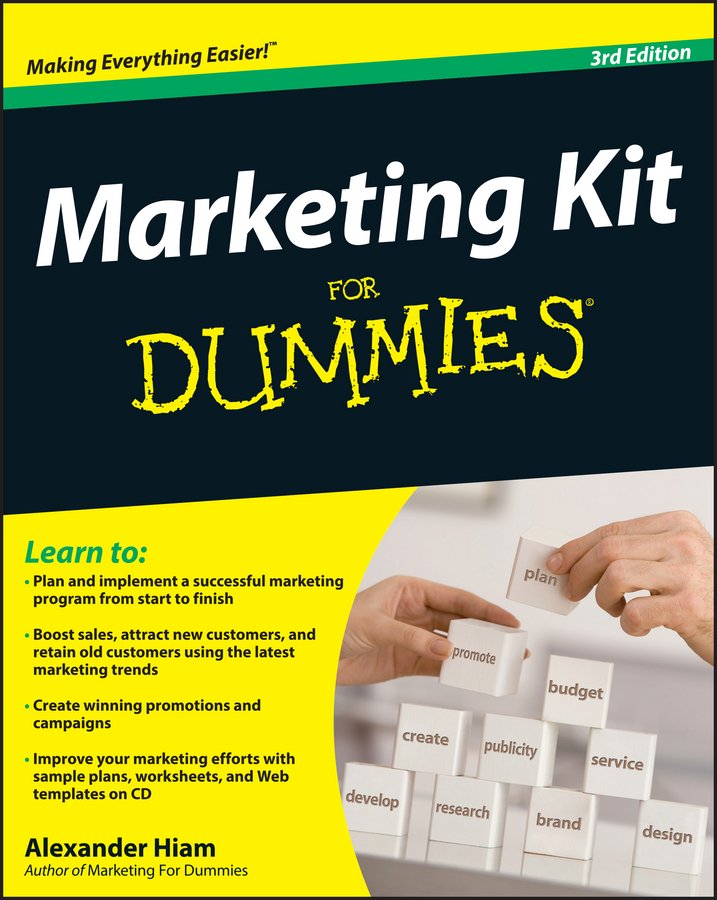 Marketing Kit for Dummies 3e +CD