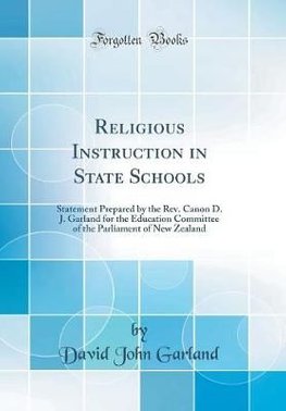 Buy Religious Instruction In State Schools By David John - 