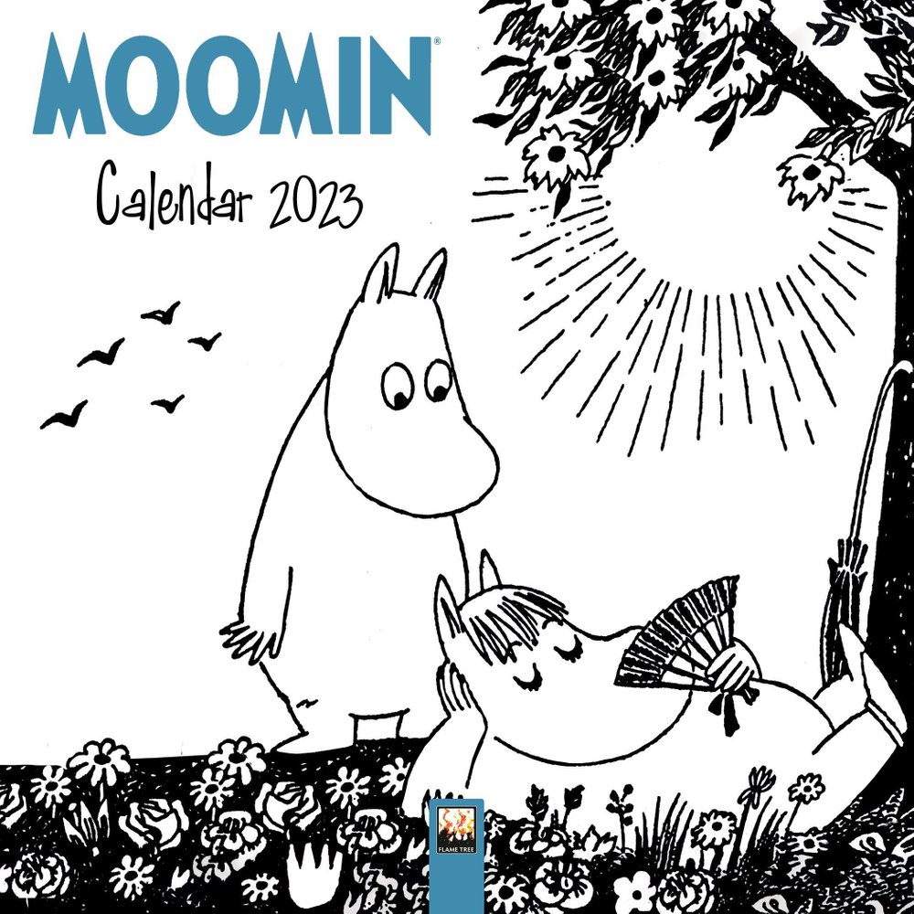 Buy Moomin Mini Wall Calendar 2023 (Art Calendar) by Flame Tree Studio