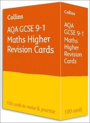Buy Aqa Gcse 9 1 Maths Higher Revision Cards By Collins Gcse With Free Delivery Wordery Com