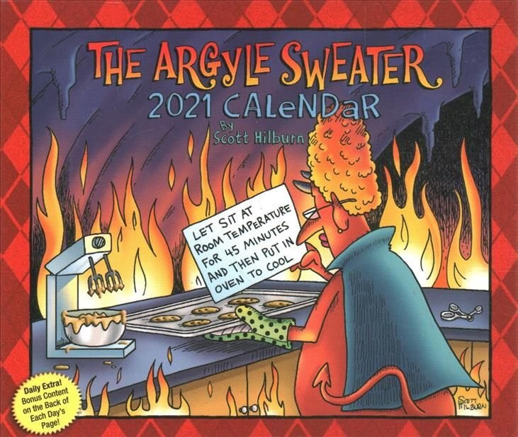 Buy The Argyle Sweater 2021 DaytoDay Calendar by Scott Hilburn With