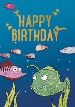 Buy Under the Sea - Happy Birthday Card-Book by Ben Russell With Free ...