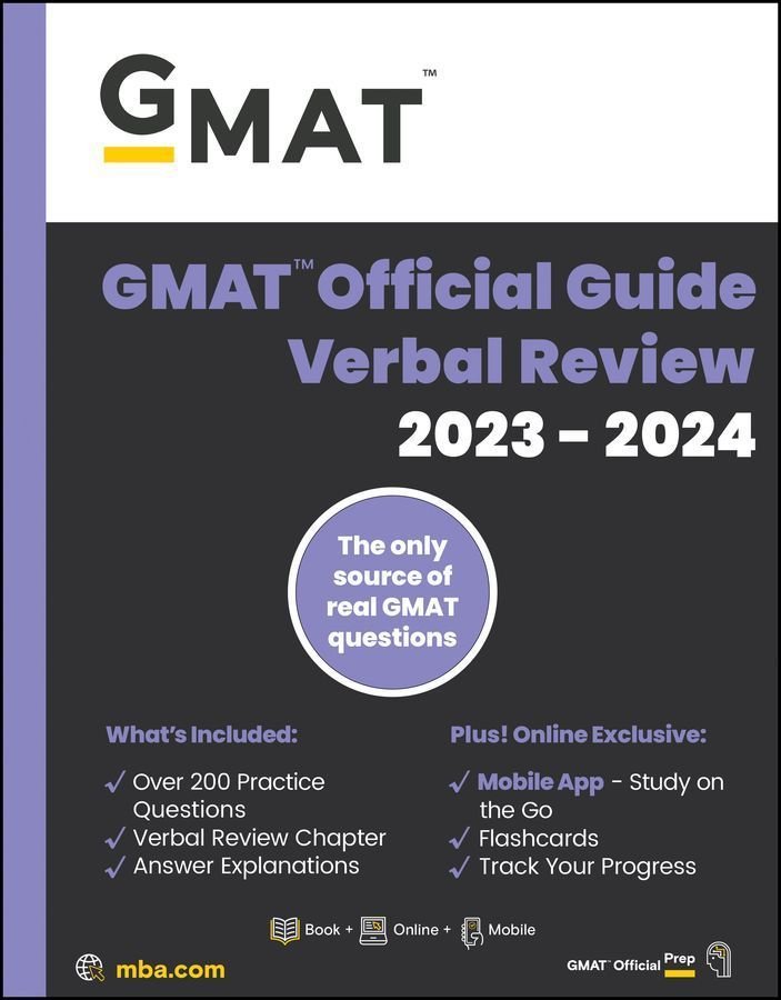 Buy GMAT Official Guide Verbal Review 20232024, Focus Edition by GMAC