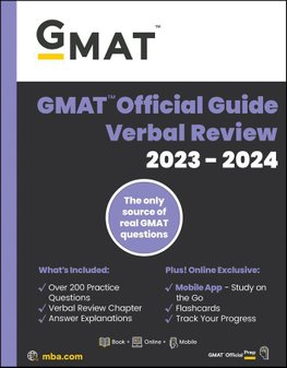 Buy GMAT Official Guide Verbal Review 2023-2024, Focus Edition by GMAC ...