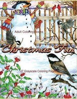 Adult Coloring Books Christmas Fun 47 Grayscale Coloring Pages
Beautiful grayscale images of Winter Christmas holiday scenes Santa
reindeer elves snow holiday decorations Christmas tree lights Epub-Ebook