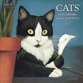 Buy Cats 2021 Calendar by Lowell Herrero With Free ...