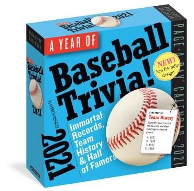 2021 Year of Baseball Trivia Page-A-Day Calendar