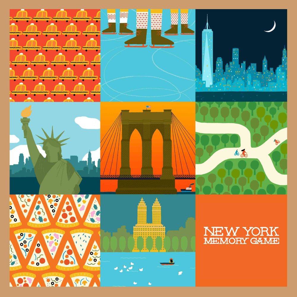 Buy New York Memory Game by Min Heo With Free Delivery | wordery.com