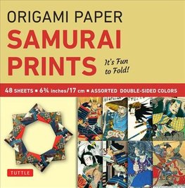 Origami Paper Samurai Print Small By Tuttle Publishing Mixed Media Product