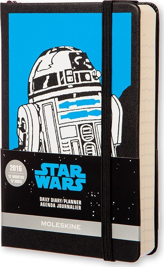 entiteit Verstikken breedte Buy 2016 Moleskine Star Wars Limited Edition Pocket Daily Diary 12 Month  With Free Delivery | wordery.com