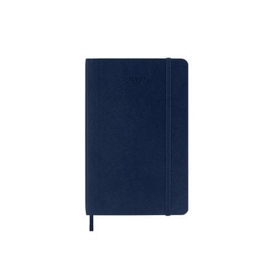 Buy Moleskine 2025 12-month Weekly Pocket Softcover Notebook: Sapphire 