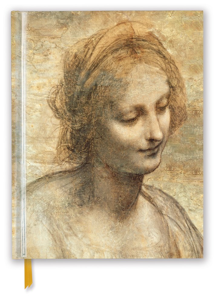 Buy Leonardo da Vinci: Detail of the Head of the Virgin (Blank Sketch ...