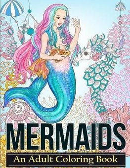 Buy Mermaids by Adult Coloring Books With Free Delivery  wordery.com