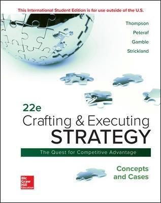 ISE Crafting & Executing Strategy: Concepts and Cases