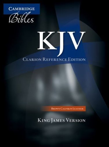 Buy KJV Clarion Reference Bible, Brown Calfskin Leather, KJ485:X Brown ...