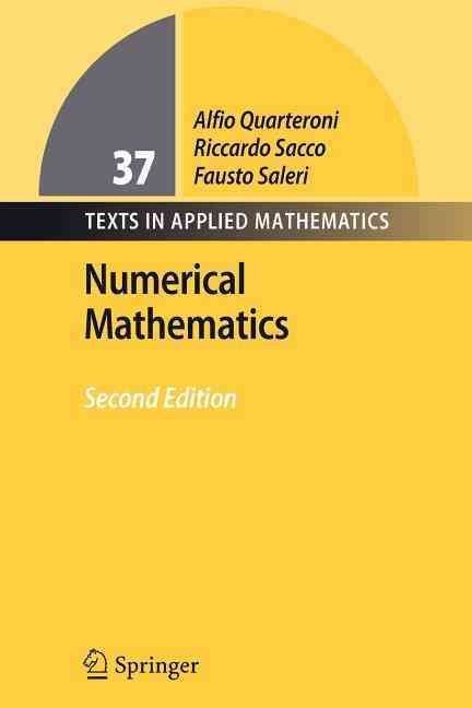 Alfio　Free　Delivery　Quarteroni　Buy　by　Mathematics　Numerical　With