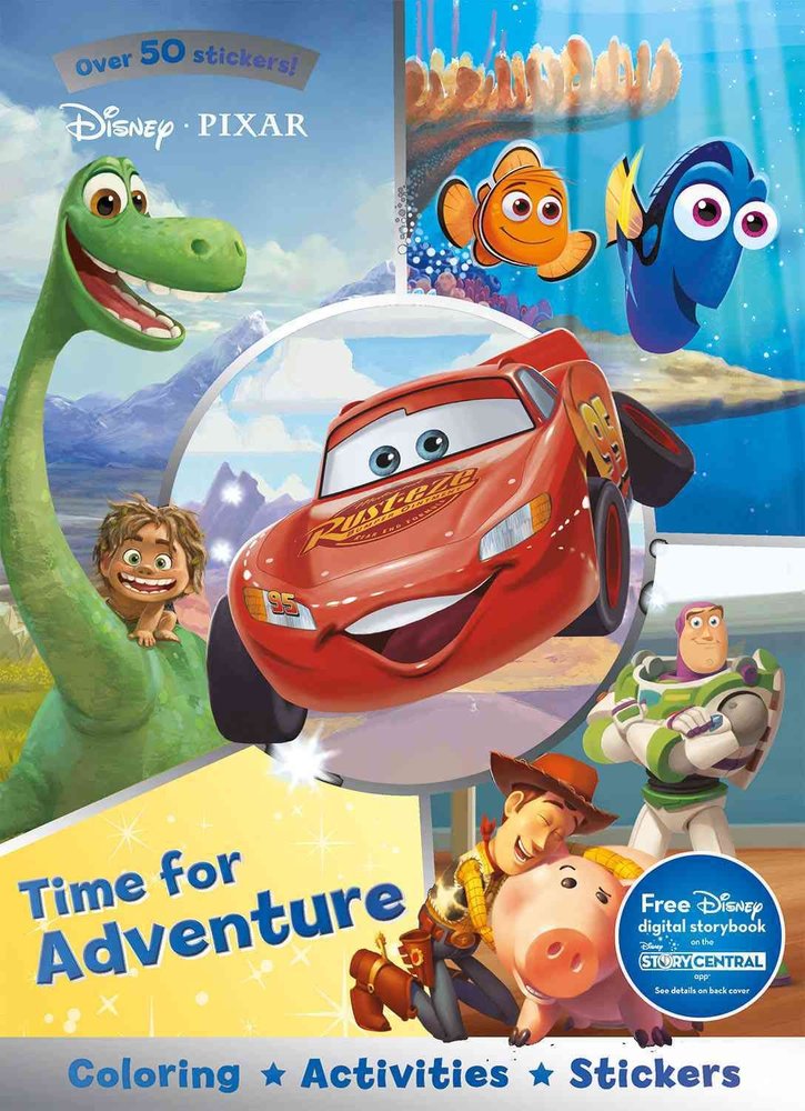 Buy Disney Pixar Time for Adventure by Parragon Books Ltd With Free ...