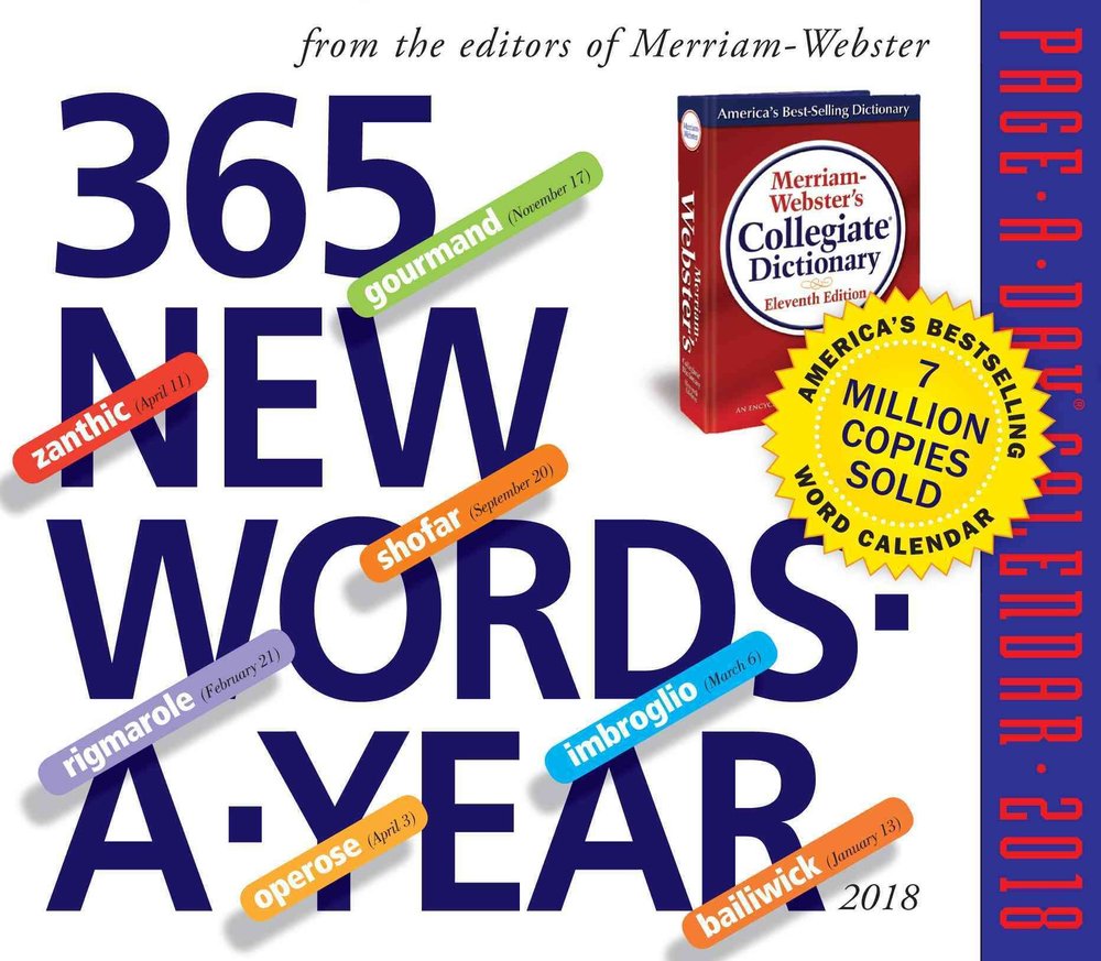 Buy 365 New WordsAYear PageADay Calendar by MerriamWebster With