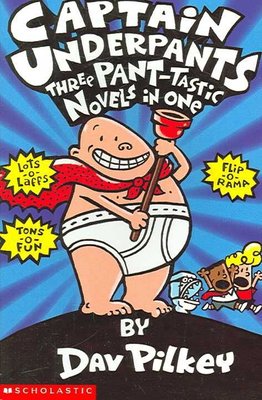 Buy Captain Underpants Three Pant-tastic Novels in One by Pilkey With Free  Delivery