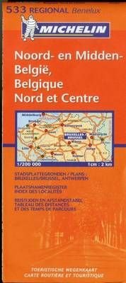 Michelin Map Belgium: North & Central 533