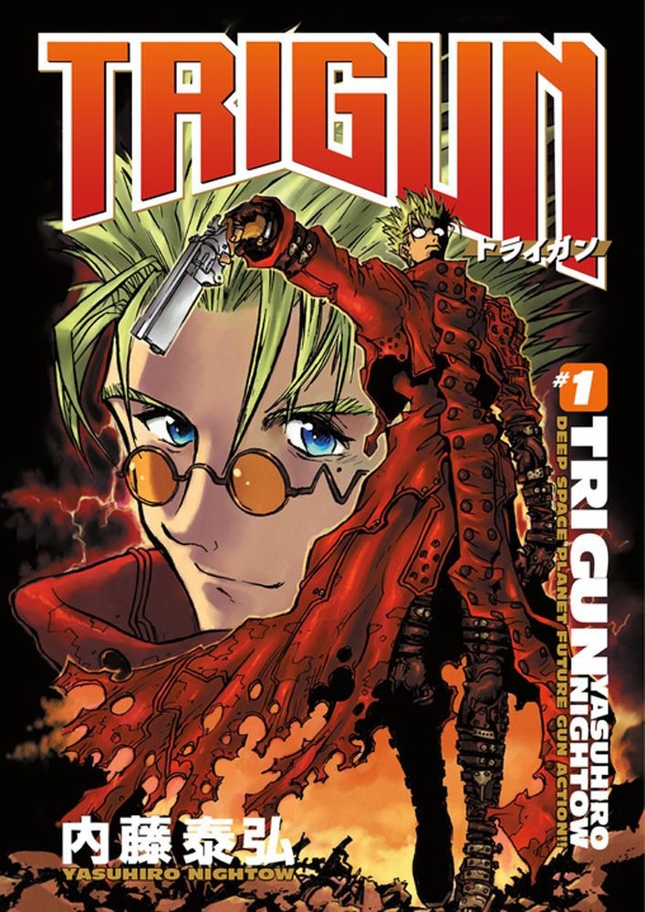 Buy Trigun Anime Manga Volume 1: The GBPGBP60,000,000,000 Man by Yasuhiro  Nightow With Free Delivery 