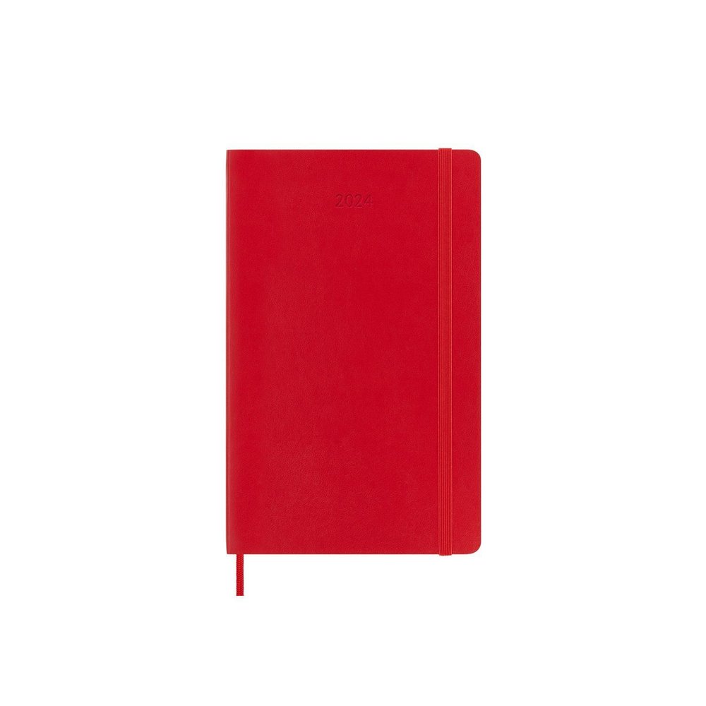 Buy Moleskine 2024 12month Weekly Large Softcover Notebook Scarlet