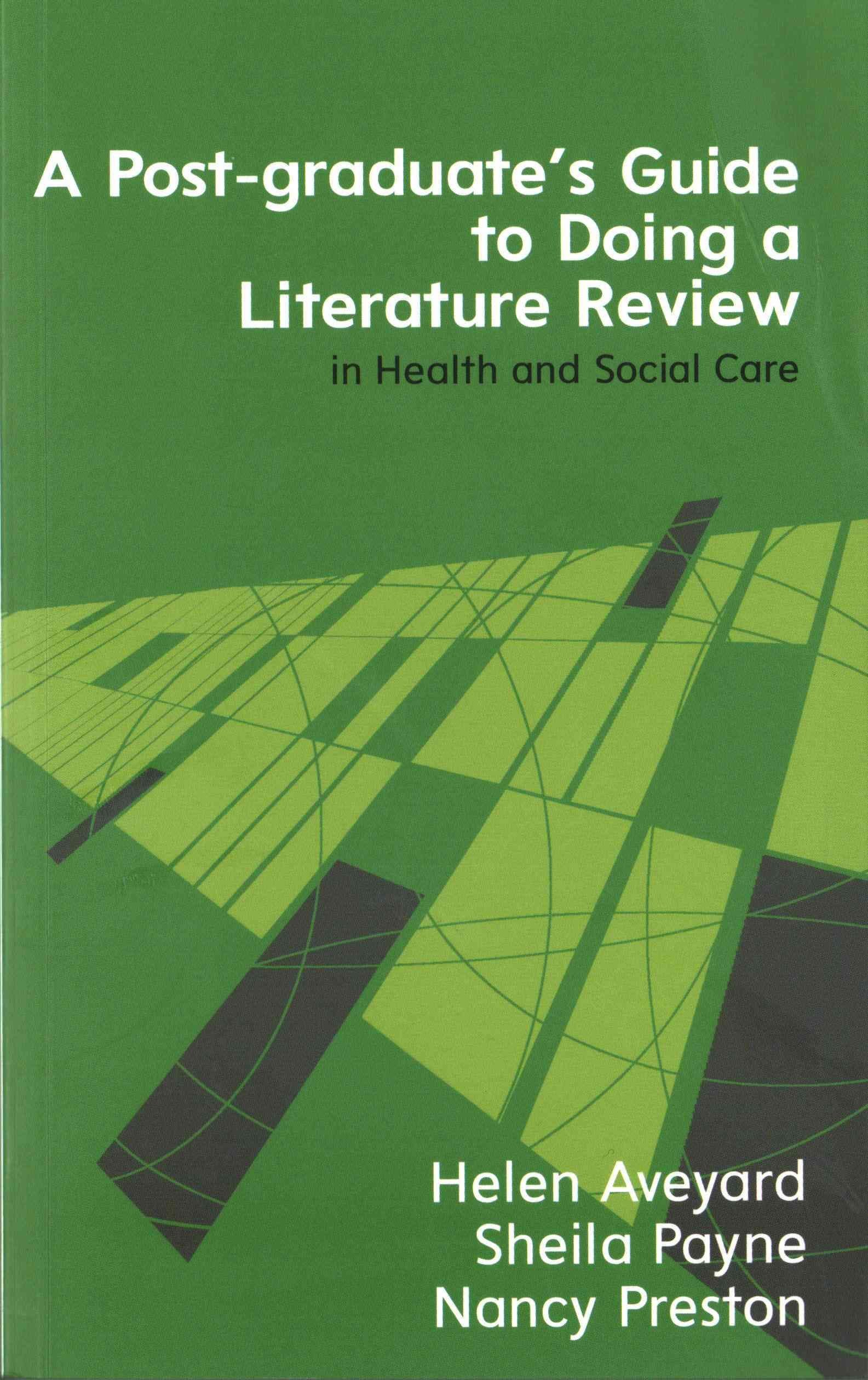 Buy doing a literature review in health and social care