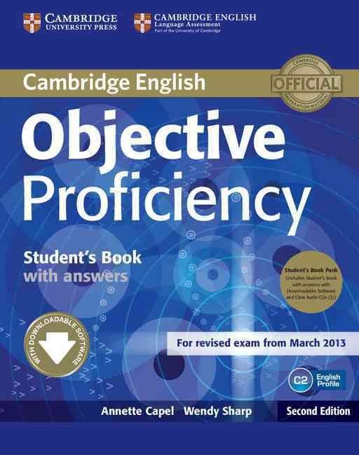 Software　Capel　Audio　Buy　Pack　CDs　with　with　Annette　Class　Objective　and　Proficiency　Book　Downloadable　With　(2))　Student's　Book　Delivery　(Student's　Answers　by　Free