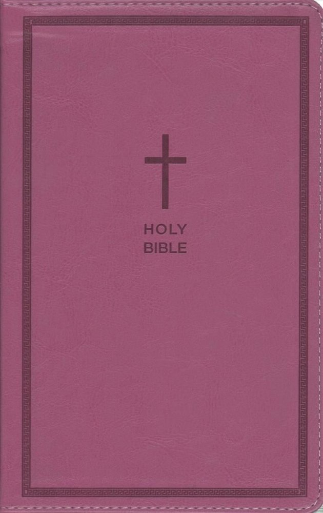 Buy Nkjv Reference Bible Personal Size Giant Print Leathersoft Pink Red Letter Comfort