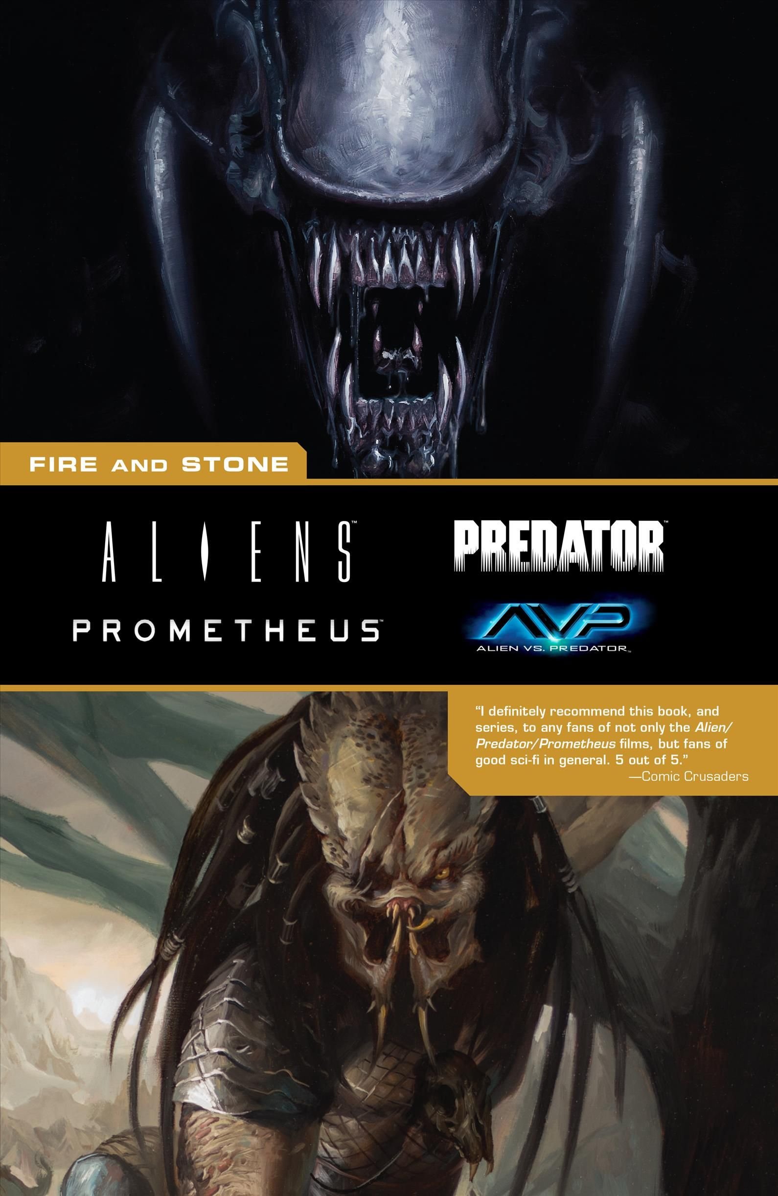 Buy Aliens Predator Prometheus Avp: Fire And Stone by Chris Roberson With  Free Delivery | wordery.com