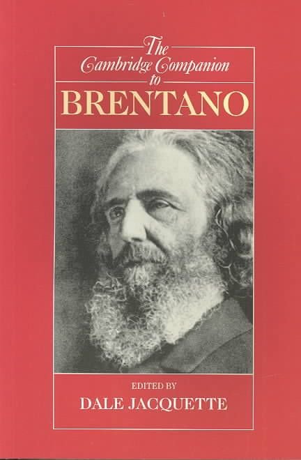 Buy Cambridge Companion to Brentano by Dale Jacquette With Free