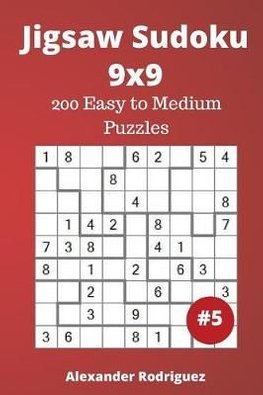 Buy Jigsaw Sudoku Puzzles 200 Easy To Medium Vol 5 By - 