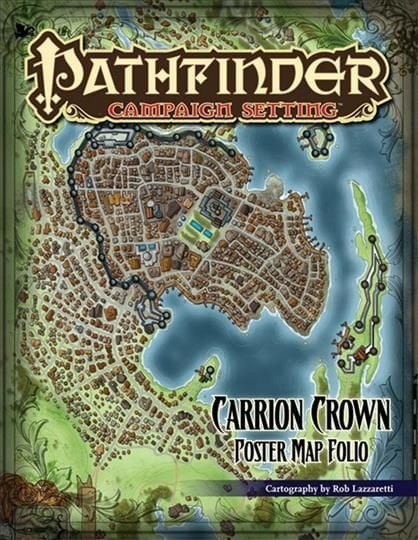  Pathfinder Campaign Setting: Inner Sea Poster Map Folio