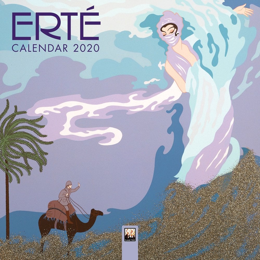 Buy Erte Mini Wall calendar 2020 (Art Calendar) by Flame Tree Studio